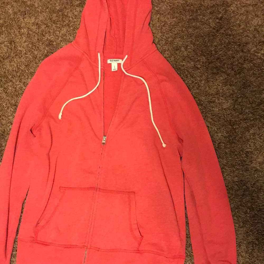 Pink old navy Zip-up hoodie
